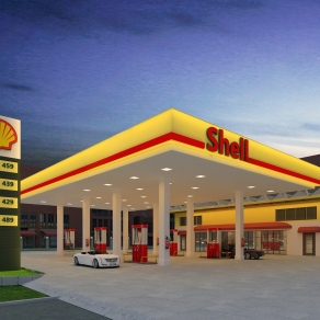 现代加油站 加气站 加油机 加油站便利店 服务区 石油石化